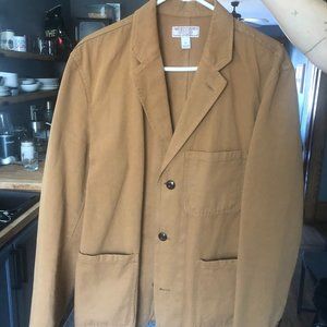 J. Crew Wallace and Barnes Chore Jacket 40R Tan Khaki